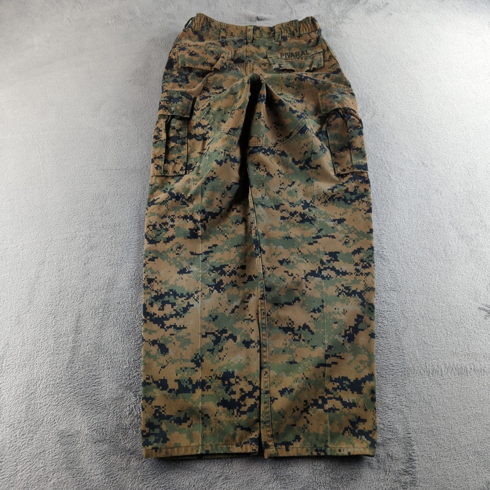 Vintage US Marine Corps Pants Mens 28 Short MARPAT Woodland Camo MCCUU Combat - Picture 3 of 10